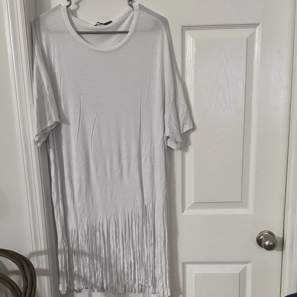 Boohoo Ivory Textured Top
